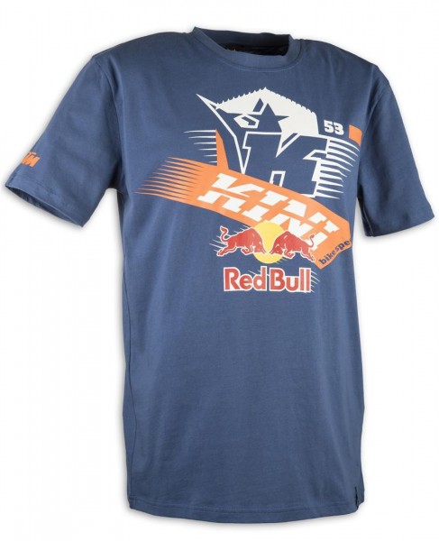 KINI Red Bull Athletic Tee Blue Gr L