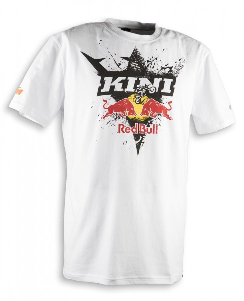 KINI Red Bull Stomp Tee White Größe Large